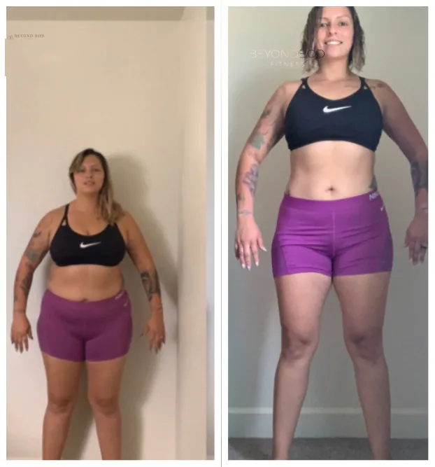 Aundreya Madison, before and after coaching with Ari