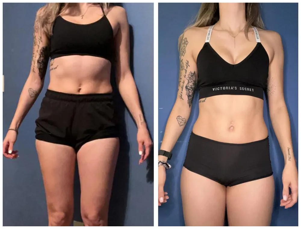 Jennifer Alvarez, before and after coaching with Ari