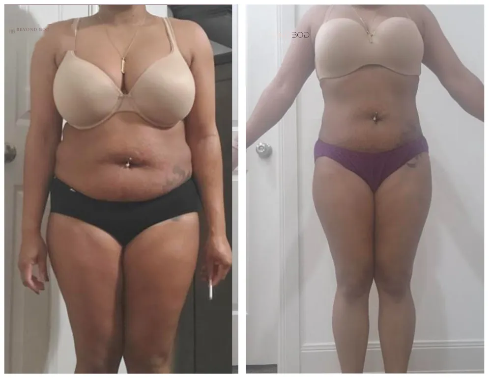 Olivia Ogletree, before and after coaching with Ari