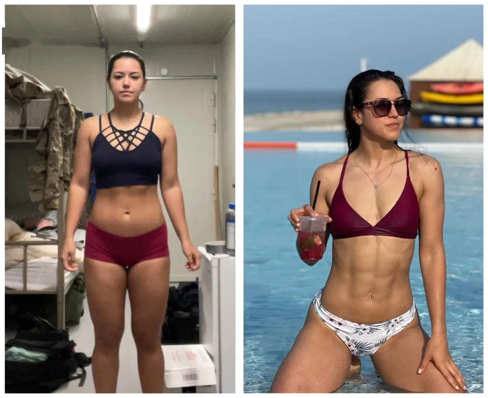 Stephanie Lekakis, before and after coaching with Ari