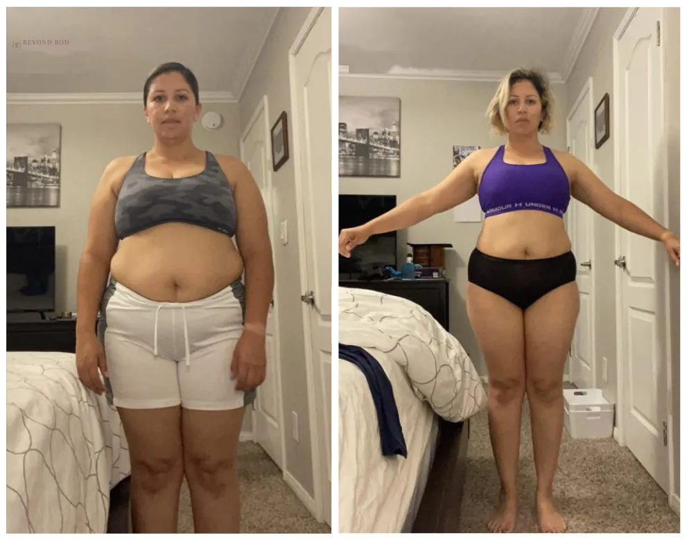 Swani Cardenas, before and after coaching with Ari